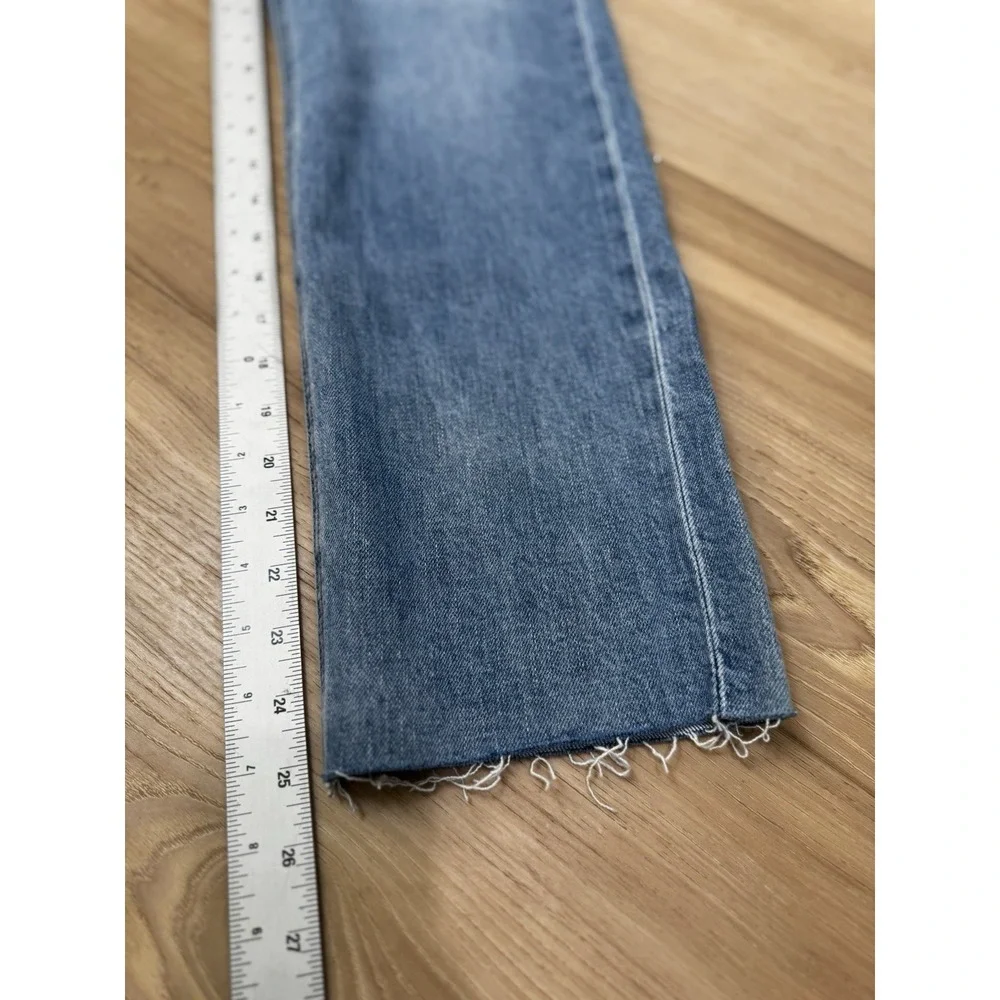 Frank & Eileen Monaghan High Rise Button Fly Raw Hem Jeans Size 26 - Picture 11 of 12